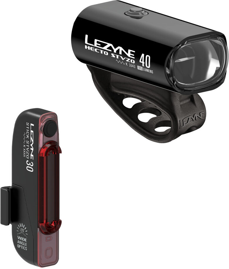 LEZYNE LED PAIR HECTO DRIVE 40 STVZO / STICK DRIVE STVZO