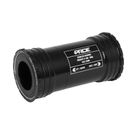 PRIDE RACING BB86 INTERLOCK STAINLESS BOTTOM BRACKET - 24MM