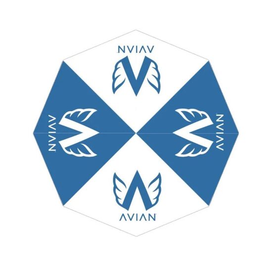 AVIAN UMBRELLA BLUE/WHITE