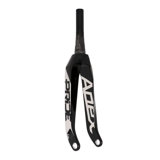 PRIDE RACING APEX  - TAPERED STEERER - 20" - 20MM - UD GLOSS / CHROME