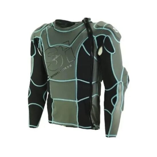 S1 DEFENSE ELITE 2.0 JACKET KID BLACK/BLUE
