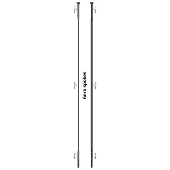 Sapim CX-Sprint straight - black 296 mm