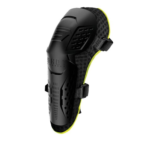 SHOT OPTIMAL 2.0 ELBOW GUARD ADULT BLACK/NEON YELLOW