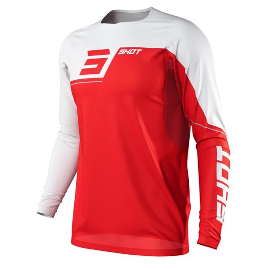 SHOT REVOLT RED JERSEY LONG SLEEVES XL
