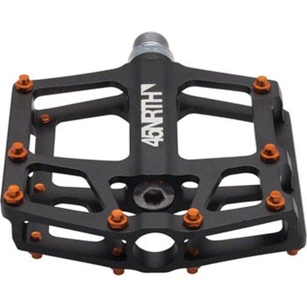 45NRTH Heiruspecs Platform-Pedal, black/orange