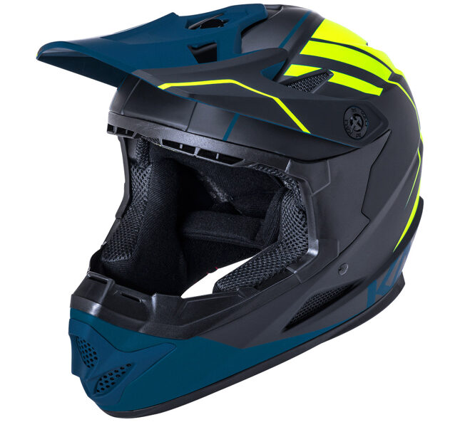 KALI ZOKA Helmet black/fluo yellow/teal XL (60-64cm)