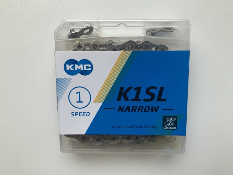 KMC K1SL Narrow Single Speed Chain Silver