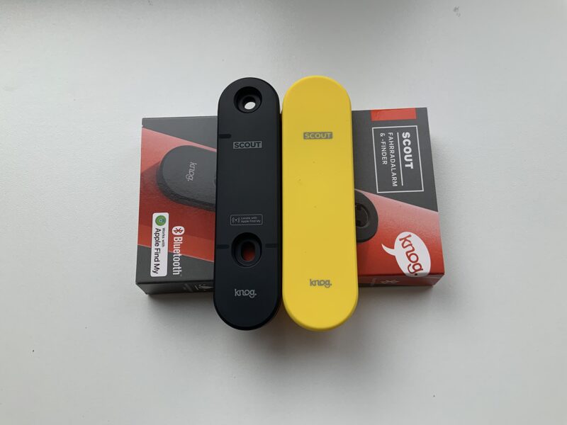 KNOG Scout Bike Alarm and Finder - black/neon yellow