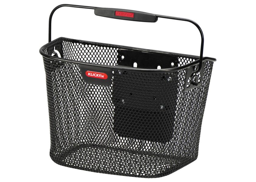 RIXEN & KAUL KLICKfix Mini basket with handle - black