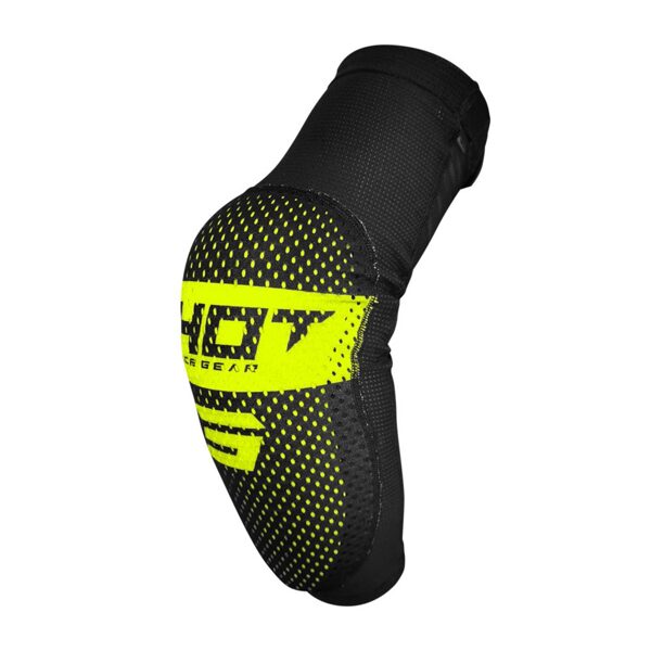 SHOT KID AIRLIGHT ELBOW GUARD  BLACK/ NEON YELLOW