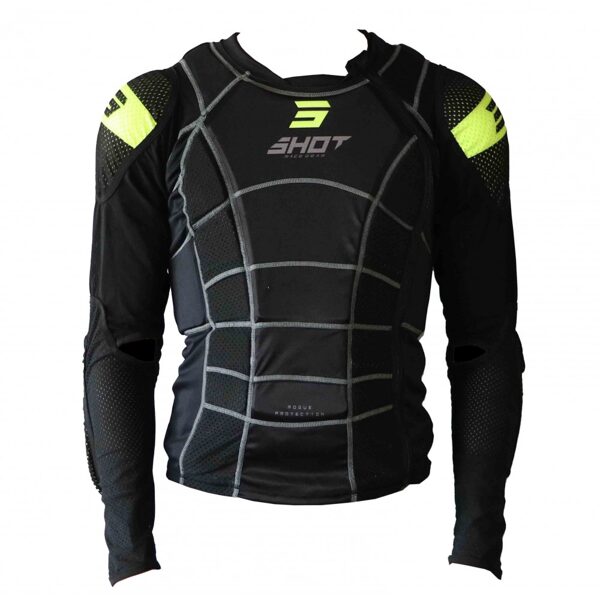 SHOT ADULT BODY PROTECTOR ROGUE 2.0 BLACK 