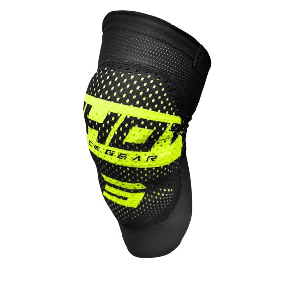 SHOT ADULT AIRLIGHT KNEEGUARD  BLACK/ NEON YELLOW