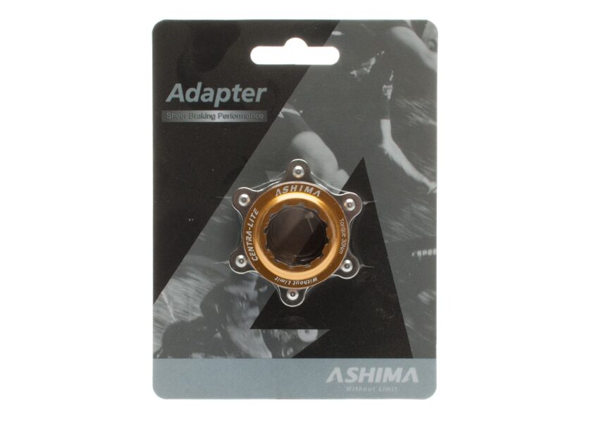 Ashima Center Lock to 6-bolt Adapter gold