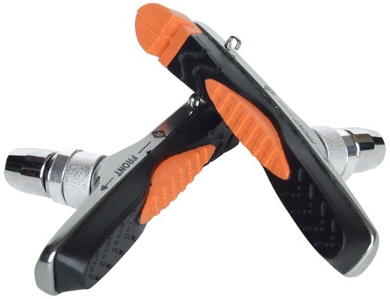 Clarks Elite V-Brake Pads W/ Anti-Lock Technology and Dual Compound Insert Pads, Shimano Compatible, 72 mm