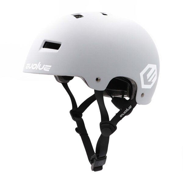 EVOLVE CURB EVO HELMET - MATT GREY S/M (54-58cm) with fidlock