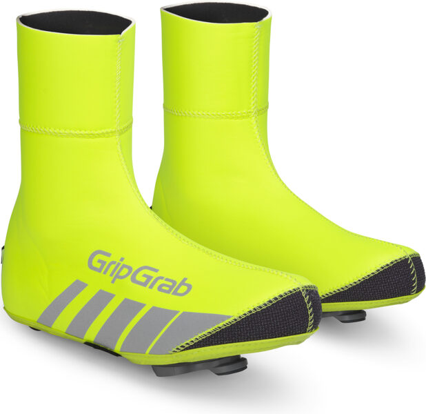 GripGrab RaceThermo Hi-Vis Waterproof Shoe Covers - Yellow Hi-Vis