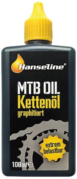 Chain oil HANSELINE "MTB graphitized" 100 ml