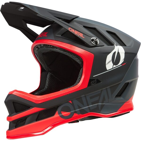 O ́NEAL, Helmets, BLADE Polyacrylite HelmetetHAZE V.23 black/red with fidlock