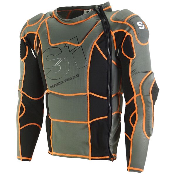 S1 DEFENSE PRO 2.0 JACKET KID BLACK/ORANGE