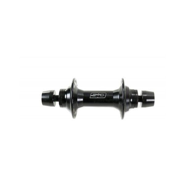 SD COMPONENTS BASE FRONT HUB - 10MM - BLACK 36H