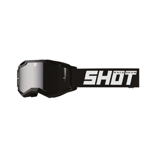 SHOT ASSAULT 2.0 SOLID GOGGLES - IRIDIUM BLACK GLOSSY