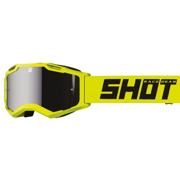 SHOT ASSAULT 2.0 SOLID GOGGLES IRIDIUM NEON YELLOW GLOSSY