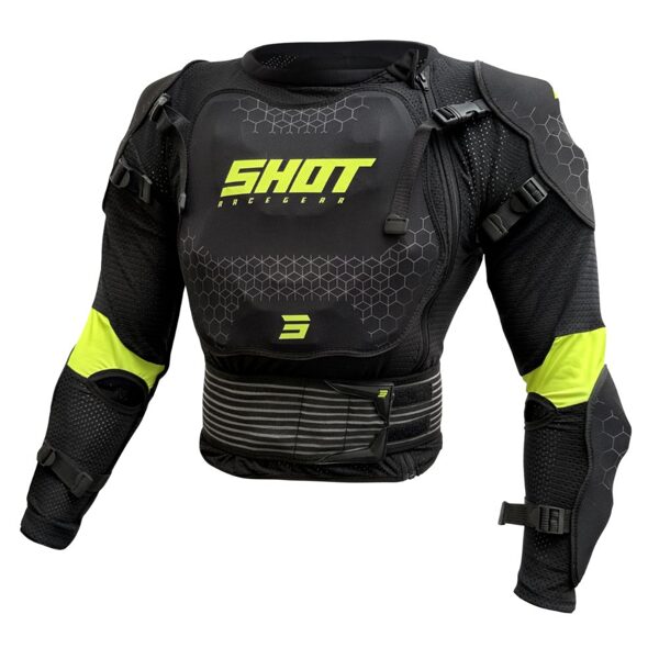 SHOT BODY PROTECTOR OPTIMAL 2.0 BLACK/NEON YELLOW KID