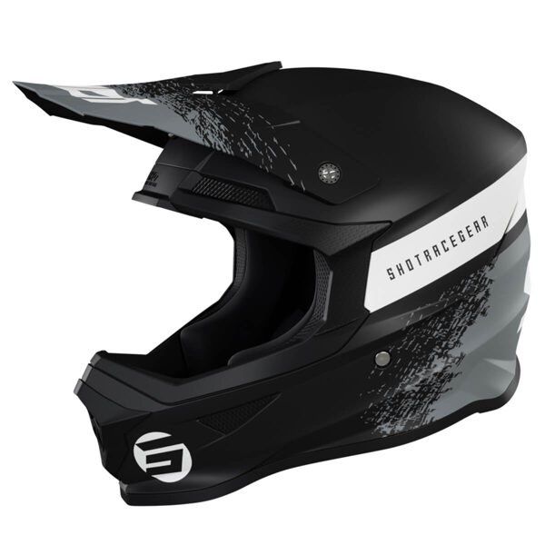 SHOT FURIOUS ROLL HELMET BLACK/GREY