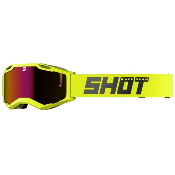 SHOT IRIS 2.0 GOGGLES - SOLID NEON YELLOW GLOSSY