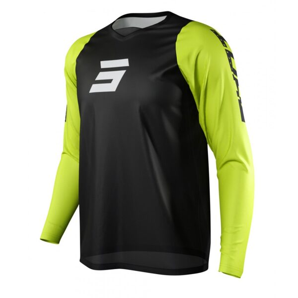 SHOT NEO DEFENDER NEON YELLOW JERSEY LONG SLEEVES