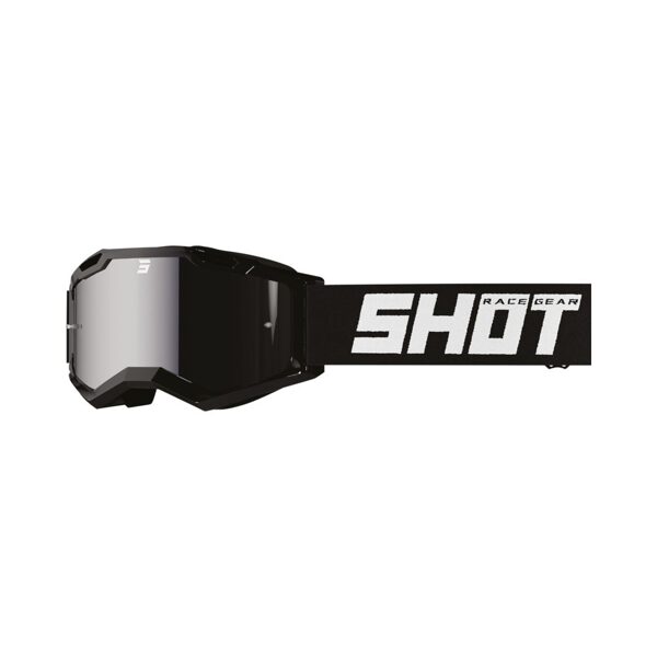 SHOT ROCKET KID 2.0 SOLID GOGGLES IRIDIUM BLACK GLOSSY