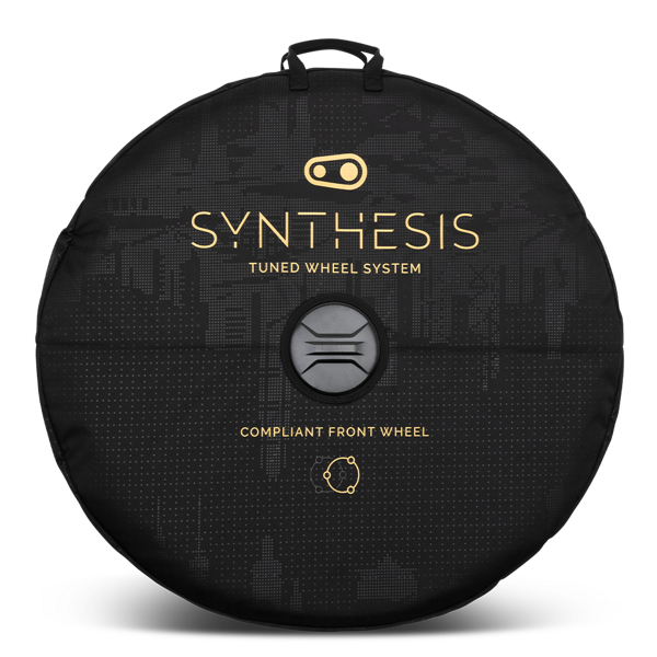 CRANKBROTHERS SYNTHESIS WHEEL BAG, BLACK/GOLD